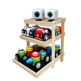 15 X 17.8 X 18" 3-Layer Wood Tray Shelf Ideal for Supermarkets, Grocery Stores 20813