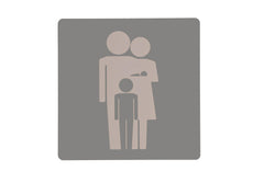 Family Toilet Sign Public Restroom Sign Bathroom Sign Infants Lavatory Sign