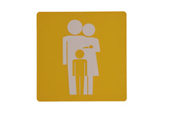 Family Toilet Sign Public Restroom Sign Bathroom Sign Infants Lavatory Sign