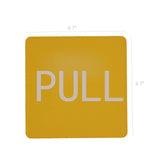 Door Sign PULL Door Direction Signage Public Doors Resturants PULL Door Sign