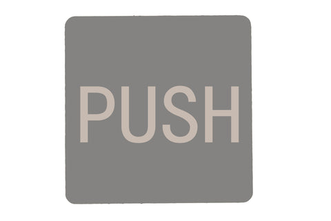 Door Sign PUSH Door Direction Signage Public Doors Resturants PUSH Door Sign