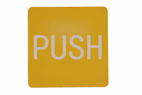 Door Sign PUSH Door Direction Signage Public Doors Resturants PUSH Door Sign