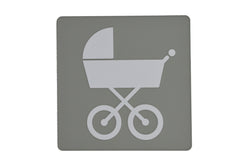 Stroller Location Sign Restaurant Stroller Parking Organization Area Sign