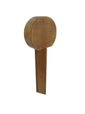 FixtureDisplays? Round Top with Triangle Handle Wood Beer Tap Handle Header Keg Handle Faucet Pub Draft Marker Brand Generic for ferrule order 16681 16684 20977-1+20977-33