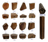 FixtureDisplays? Hexagon Top with Pentagon Handle Wood Beer Tap Handle Header Keg Handle Faucet Pub Draft Marker Brand Generic for ferrule order 16681 16684 20977-4+20977-34