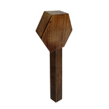 FixtureDisplays? Hexagon Top with Hexagon Handle Wood Beer Tap Handle Header Keg Handle Faucet Pub Draft Marker Brand Generic for ferrule order 16681 16684 20977-4+20977-35