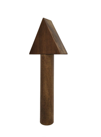 FixtureDisplays? Triangle Top with Round Handle Wood Beer Tap Handle Header Keg Handle Faucet Pub Draft Marker Brand Generic for ferrule order 16681 16684 20977-5+20977-30