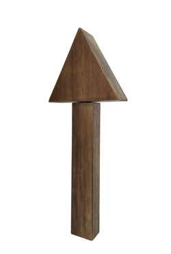 FixtureDisplays? Triangle Top with Rectangle Handle Wood Beer Tap Handle Header Keg Handle Faucet Pub Draft Marker Brand Generic for ferrule order 16681 16684 20977-5+20977-31