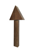 FixtureDisplays? Triangle Top with Rectangle Handle Wood Beer Tap Handle Header Keg Handle Faucet Pub Draft Marker Brand Generic for ferrule order 16681 16684 20977-5+20977-31