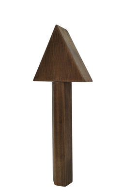 FixtureDisplays? Triangle Top with Hexagon Handle Wood Beer Tap Handle Header Keg Handle Faucet Pub Draft Marker Brand Generic for ferrule order 16681 16684 20977-5+20977-35
