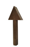 FixtureDisplays? Triangle Top with Hexagon Handle Wood Beer Tap Handle Header Keg Handle Faucet Pub Draft Marker Brand Generic for ferrule order 16681 16684 20977-5+20977-35