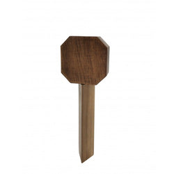 FixtureDisplays? Square Top with Triangle Handle Wood Beer Tap Handle Header Keg Handle Faucet Pub Draft Marker Brand Generic for ferrule order 16681 16684 20977-7+20977-33