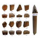 FixtureDisplays? Square Top with Triangle Handle Wood Beer Tap Handle Header Keg Handle Faucet Pub Draft Marker Brand Generic for ferrule order 16681 16684 20977-7+20977-33