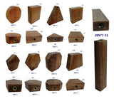 FixtureDisplays? Trapezoid Top with Rectangle Handle Wood Beer Tap Handle Header Keg Handle Faucet Pub Draft Marker Brand Generic for ferrule order 16681 16684 20977-8+20977-31
