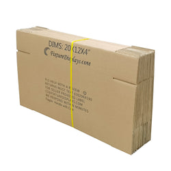 20PK 20X12X4" Moving Boxes, Cardboard Box for Shipping Mailing Packaging Storage 20X12X4-20PK