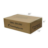 20PK 20X13X6" Shipping Box Cardboard Singlewall BF150 Mail Packaging E-Commerce 20X13X6-20PK