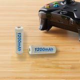 2-Pack AA Batteries High-Capacity 1200 mAh Rechargeable Recharge up to 400x 21153-Battery-2PK