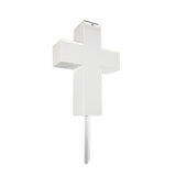Solar Lighted Cross Powered by God's Sunlight   Perfect Cemetery, Grave, or Home