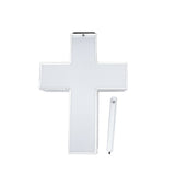 Solar Lighted Cross Powered by God's Sunlight   Perfect Cemetery, Grave, or Home