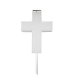 Solar Lighted Cross Powered by God's Sunlight   Perfect Cemetery, Grave, or Home