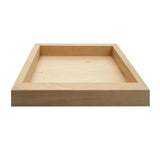 Wood  Tray Tea Coffee Snack Food Serving Tray Retail Display Trays Platform 21356 8 X 10 X 1.5 2PCS