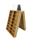 28 Slot Storage 6.5�� Slot Bin Organizer Sunglass Reading Eyewear Travel Showcase 21411