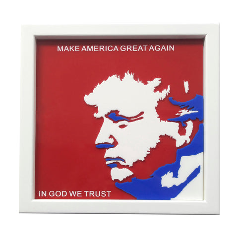 Donald Trump Portrait On High quality Acrylic Wall Art D¨¦cor, Ready to Hang!