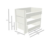3 Tier Drawer Organizer Storage Bin Tabletop Paperwork Hardware