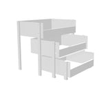 3 Tier Drawer Organizer Storage Bin Tabletop Paperwork Hardware