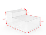 Acrylic Aqaurium Fishtank 2 Level Water Tank Riser Glorify Store Display Trophy