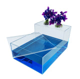 Acrylic Aqaurium Fishtank 2 Level Water Tank Riser Glorify Store Display Trophy