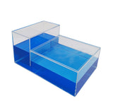 Acrylic Aqaurium Fishtank 2 Level Water Tank Riser Glorify Store Display Trophy