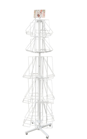 Greeting Card Rack Display Stand Shelf Wire Metal CDDVD Book Brochure Literature