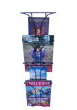 Wall Mount Literature Rack Magazine Brochure Travel Information Vinyl 8.3 Wide 21634 BLACK