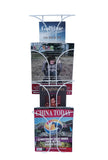 Wall Mount Literature Rack Magazine Brochure Travel Information Vinyl 8.3 Wide 21634 WHITE