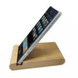 Smart Phone Cellphone Pad Tablet Displays Stand Easel Bamboo Paperweight Counter