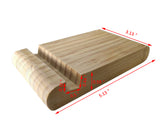 Smart Phone Cellphone Pad Tablet Displays Stand Easel Bamboo Paperweight Counter
