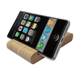 Smart Phone Cellphone Pad Tablet Displays Stand Easel Bamboo Paperweight Counter