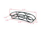FixtureDisplays Window Mount Succulent Planter Holder 11x4x1.6  21660