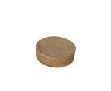 4x4x0.8 Oak Square 3 Hole Lightly Sanded Paperweight Riser Platform Art Craft