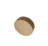 4x4x0.8 Oak Square 3 Hole Lightly Sanded Paperweight Riser Platform Art Craft