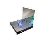 LED Mirrored Riser Display Platform Bottle Glorifier Jewelry Watch Cellphone