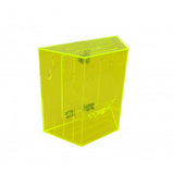 FixtureDisplays® Yellow Green Donation Box Plexiglass Acrylic Fundraising Box Cave Stalactite Style Suggestion Box 7.9"W X 7.6"H X 3.3"D Lock and 2 Keys Wall Mount 21735