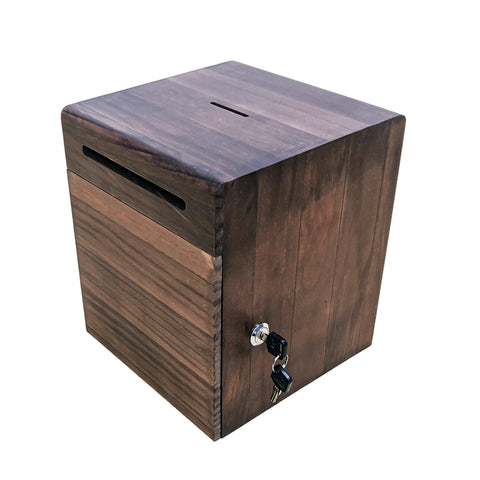 Coin Bill Due slot Drop Box Collection Charity Tithes and Offering Box 21771