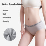 6PK Womens Cotton Underwear Lace Hipster Panties Briefs Assorted Colors 21804-S