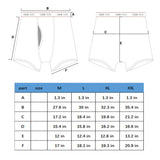 5PK Men's Soft Cotton Boxer Briefs Fly Front Underwear Size: XL. Fit for waist size: 32.3. 21808-XL