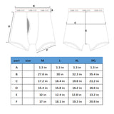 5PK Men's Soft Cotton Boxer Briefs Fly Front Underwear Size: XXL. Fit for waist size: 35.4. 21808-XXL