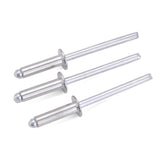 M4x20 Blind Rivets 100 Pack Aluminium Open End Flange Fasteners Sheet Metal 21876