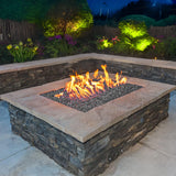 10 lbs Round Fire Glass Propane Fire Pit Fireplace Glass Rocks Shinny BLack 21915
