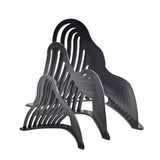 Set of 3 Nesting Metal Iron Mountain Abstract Art, Tabletop Office Garden Décor 21940-30